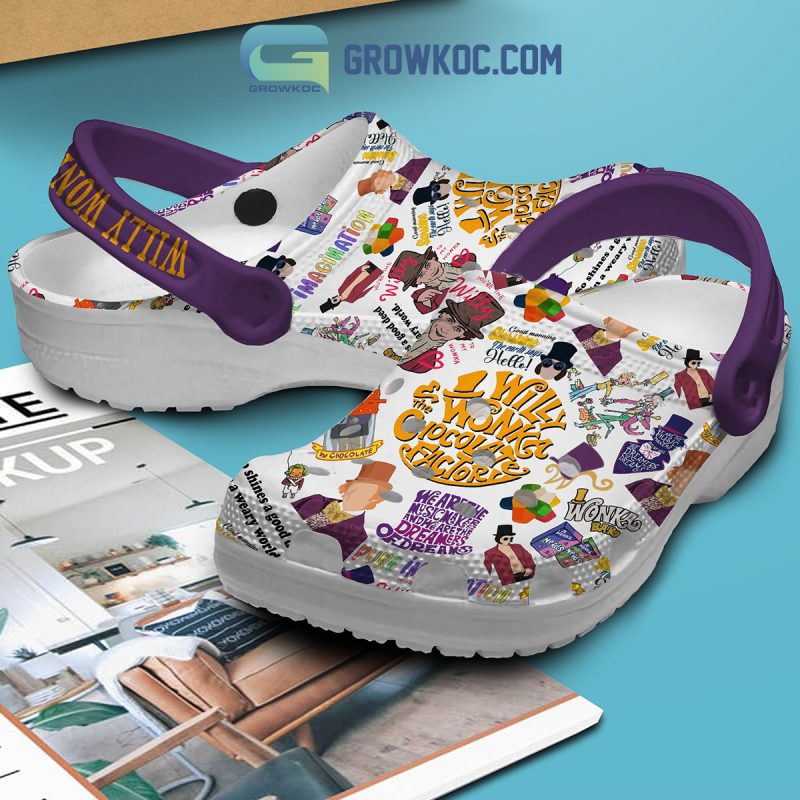 Willy Wonka The Chocolate Factory Clogs Crocs - Growkoc