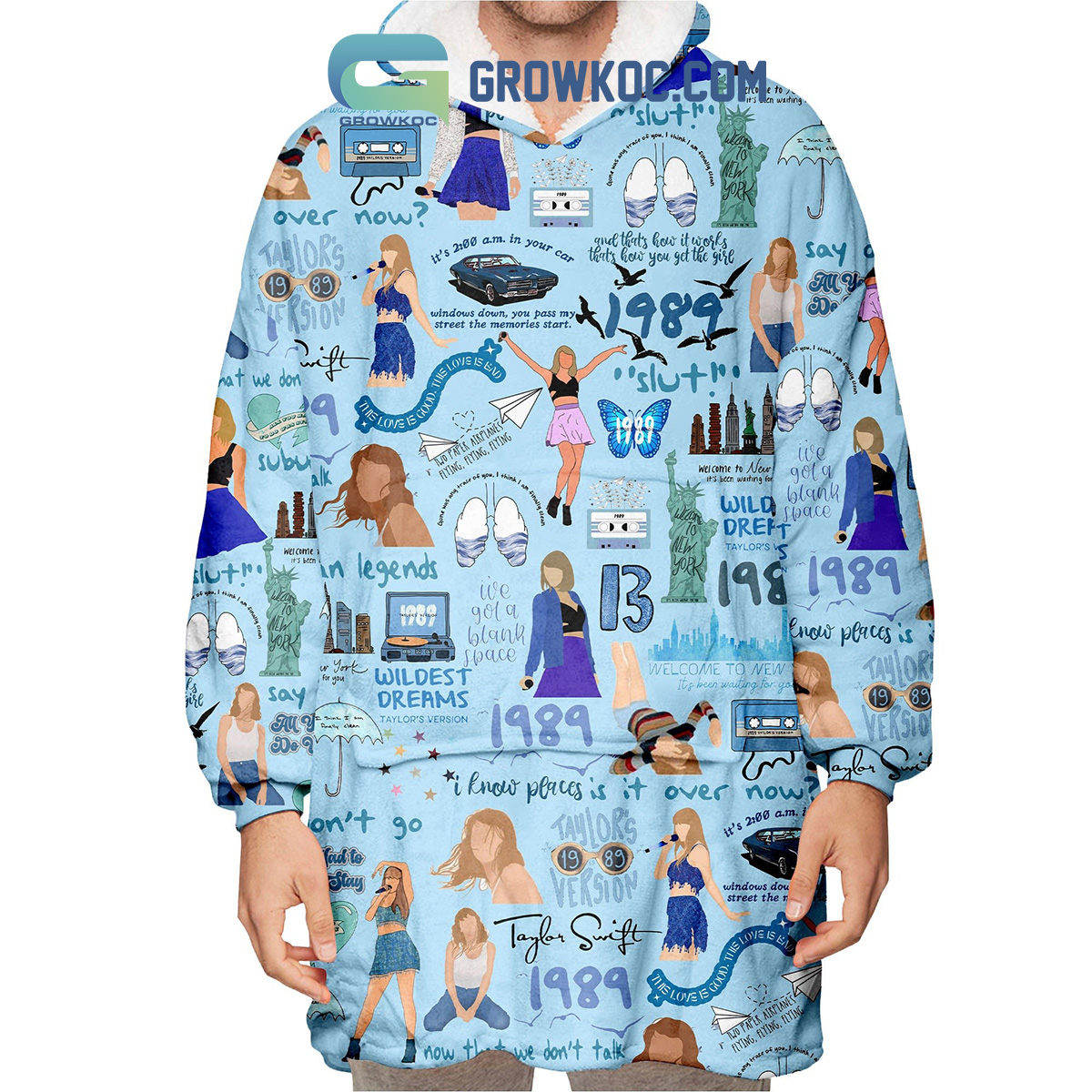 Taylor Swift 1989 Tour Merch Blanket - musbalimited.com