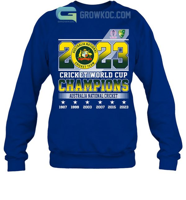 2023 Australia National Cricket Team Champions T Shirt