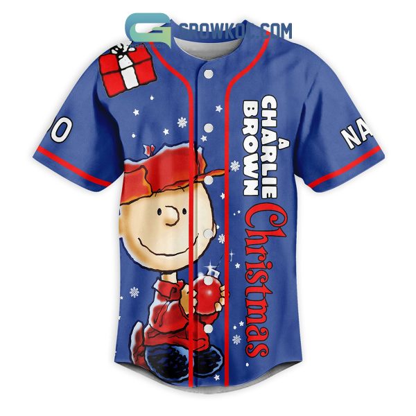 A Charlie Brown Christmas Keep Christ In Christmas Custom Name Baseball Jersey