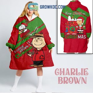 A Charlie Brown Christmas Keep Christ In Costume Oodie Hoodie Blanket