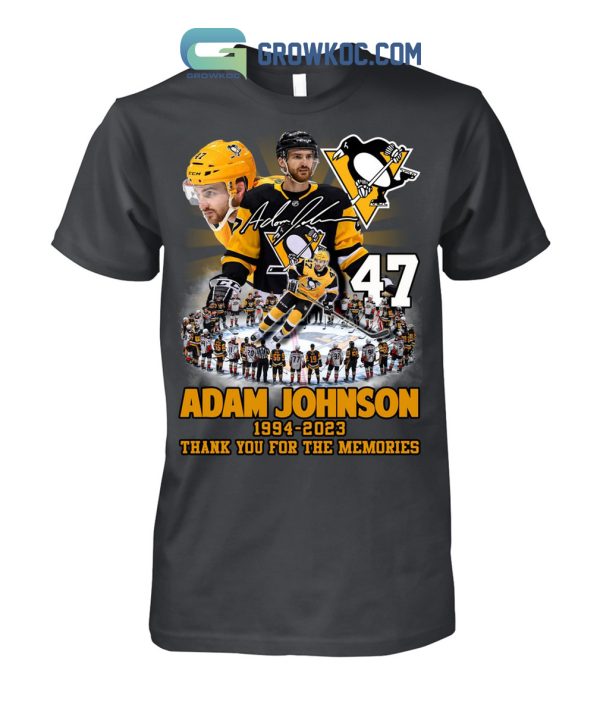 Adam Johnson 1994 2023 Pittsburgh Penguins Memories T Shirt