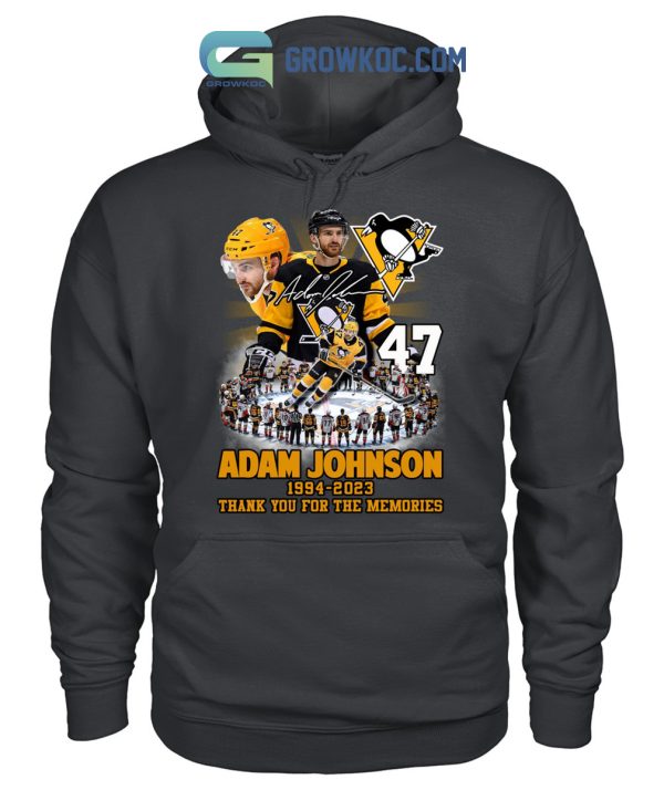 Adam Johnson 1994 2023 Pittsburgh Penguins Memories T Shirt