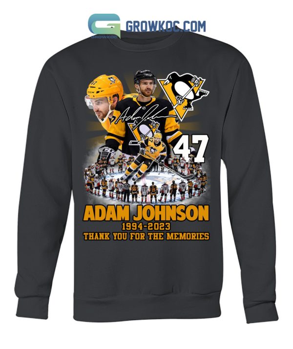 Adam Johnson 1994 2023 Pittsburgh Penguins Memories T Shirt