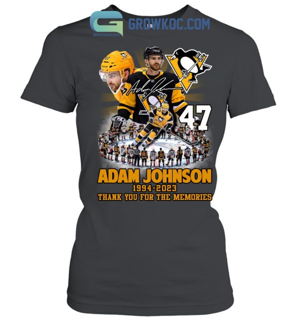 Adam Johnson 1994 2023 Pittsburgh Penguins Memories T Shirt