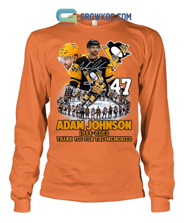 Adam Johnson 1994 2023 Pittsburgh Penguins Memories T Shirt