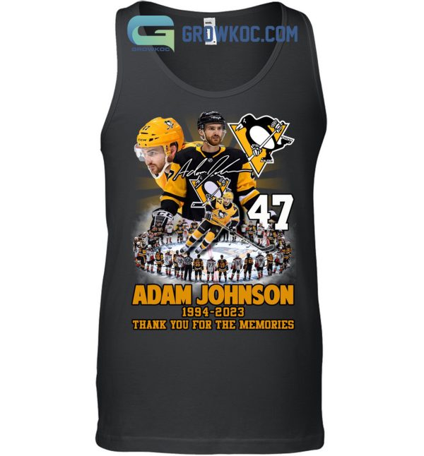 Adam Johnson 1994 2023 Pittsburgh Penguins Memories T Shirt