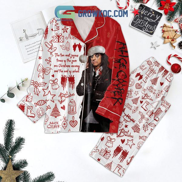 Alice Cooper Best Wishes For Christmas Pajamas Set