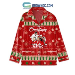 All I Want For Christmas Is An NSYNC Tour Pajamas Set