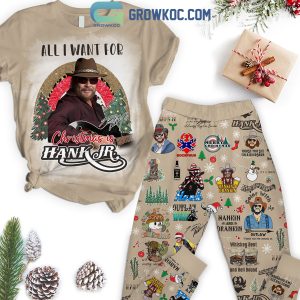 Hank William Jr It’s A Family Tradition Fleece Pajamas Set