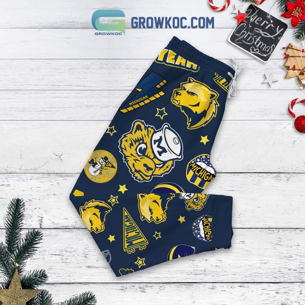 All I Want For Christmas Is The Wolverines Victory Pajamas Set