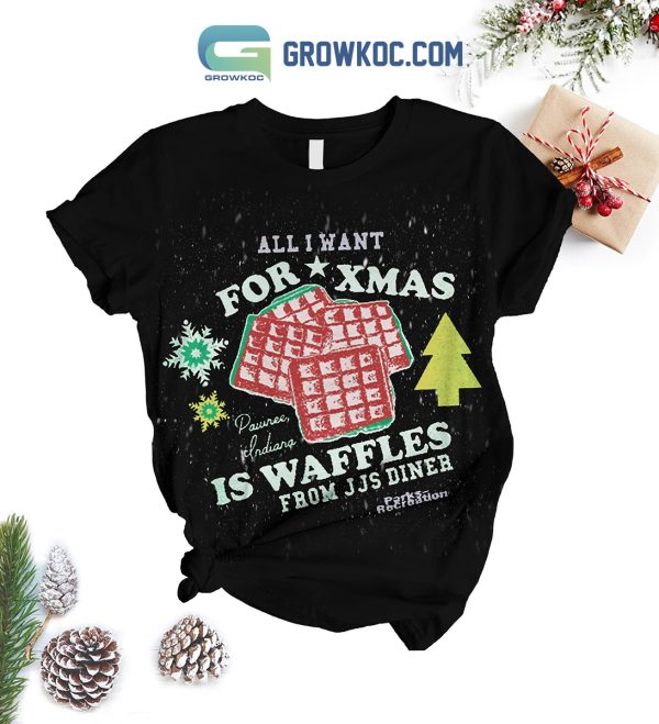 All I Want For Christmas Is Waffles From JJS Diner Pajamas Set