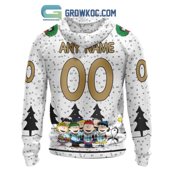 Anaheim Ducks NHL Mix Snoopy Peanuts Christmas Personalized Hoodie T Shirt