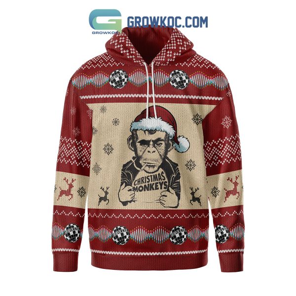 Arctic Monkeys Christmas Monkeys Do I Wanna Know Holidays Hoodie Sweater