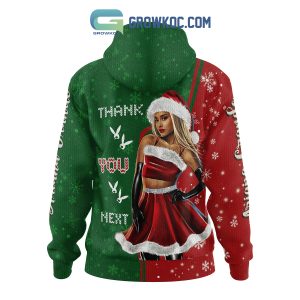 Ariana Grande A Merry Christmas Thank You Next Zipper Hoodie Sweater