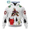 Anaheim Ducks NHL Mix Snoopy Peanuts Christmas Personalized Hoodie T Shirt