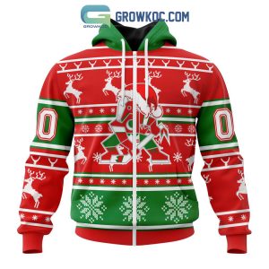 Arizona Coyotes Special Santa Claus Christmas Is Coming Personalized Hoodie T Shirt