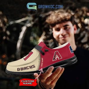 Arizona Diamondbacks MLB Personalized Hey Dude Shoes