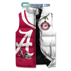 Atlanta Braves Even The Grinch Can Steal The Tide’s Christmas Pride Roll Tide Sleeveless Puffer Jacket