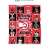 Golden State Warriors Legends NBA Team Fleece Blanket Quilt