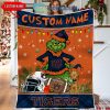 Boise State Broncos Grinch Football Merry Christmas Light Personalized Fleece Blanket Quilt