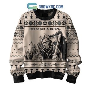 Avenged Sevenfold Life Is But A Dream Winter Holiday Christmas Ugly Sweater