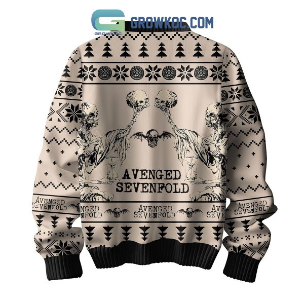 Avenged Sevenfold Life Is But A Dream Winter Holiday Christmas Ugly Sweater