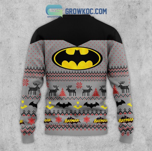 Batman Snow Christmas Ugly Sweater