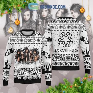 Black Veil Brides BVB Biersack Jinxx Gothic Rock band Christmas Winter Holidays Ugly Sweater