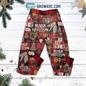 Blake Shelton You Make It Feel Like Christmas Pajamas Set