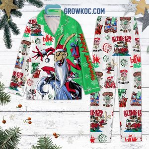 Blink 182 Merry Christmas Pajamas Set