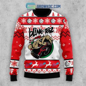 Blink 182 Merry Christmas Ugly Sweater