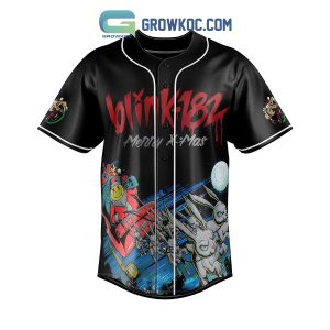 Blink 182 Merry X Mas Baseball Jersey