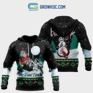 Blink 182 Say It Ain’t Snow Christmas Hoodie T Shirt