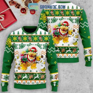 Mario Super Mario Nintendo Christmas Winter Holiday Season Greeting Ugly Sweater