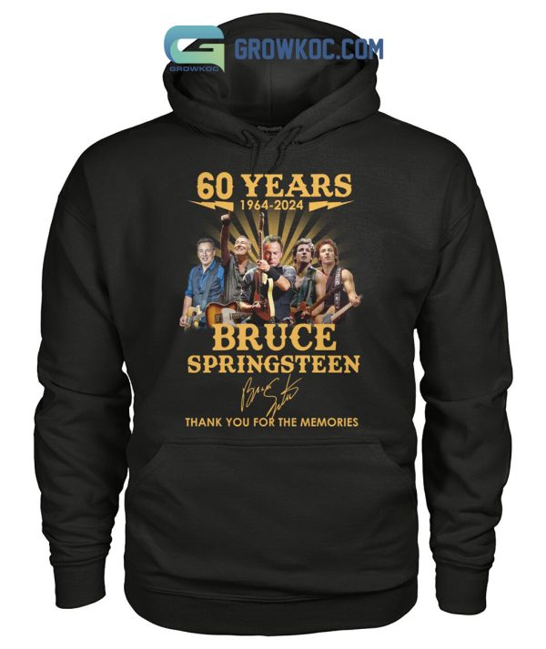 Bruce Springsteen 60 Years 1964 2024 Memories T Shirt