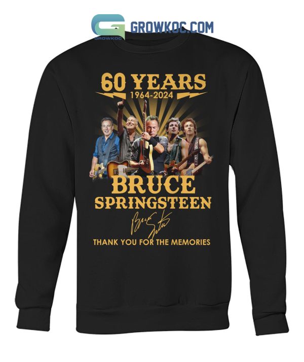 Bruce Springsteen 60 Years 1964 2024 Memories T Shirt