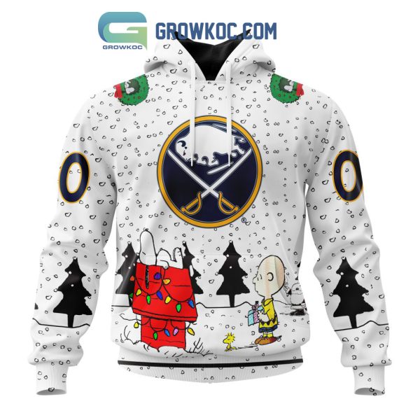 Buffalo Sabres NHL Mix Snoopy Peanuts Christmas Personalized Hoodie T Shirt