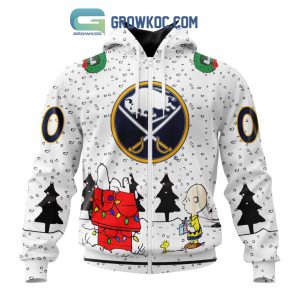Buffalo Sabres NHL Mix Snoopy Peanuts Christmas Personalized Hoodie T Shirt