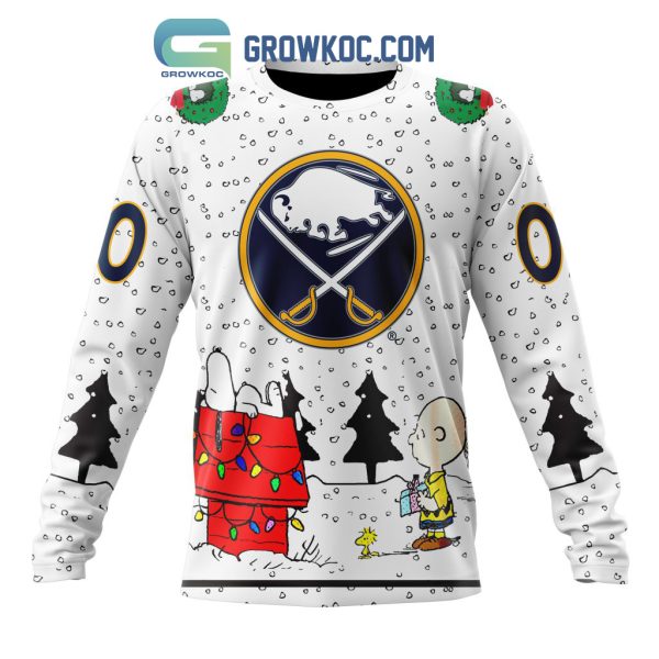 Buffalo Sabres NHL Mix Snoopy Peanuts Christmas Personalized Hoodie T Shirt