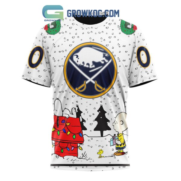 Buffalo Sabres NHL Mix Snoopy Peanuts Christmas Personalized Hoodie T Shirt