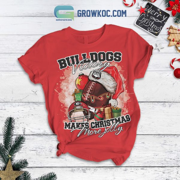 Bulldogs Victory Makes Christmas More Jolly Pajamas Set