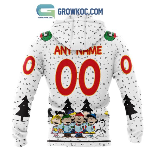 Calgary Flames NHL Mix Snoopy Peanuts Christmas Personalized Hoodie T Shirt