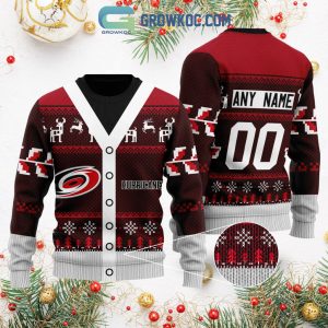 Carolina Hurricanes Supporter Christmas Holiday Personalized Ugly Sweater