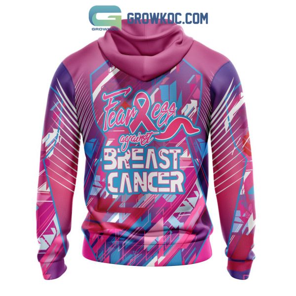 Carolina Panthers NFL Special Design I Pink I Can! Fearless Again Breast Cancer Hoodie T Shirt