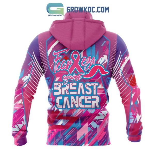 Carolina Panthers NFL Special Design I Pink I Can! Fearless Again Breast Cancer Hoodie T Shirt