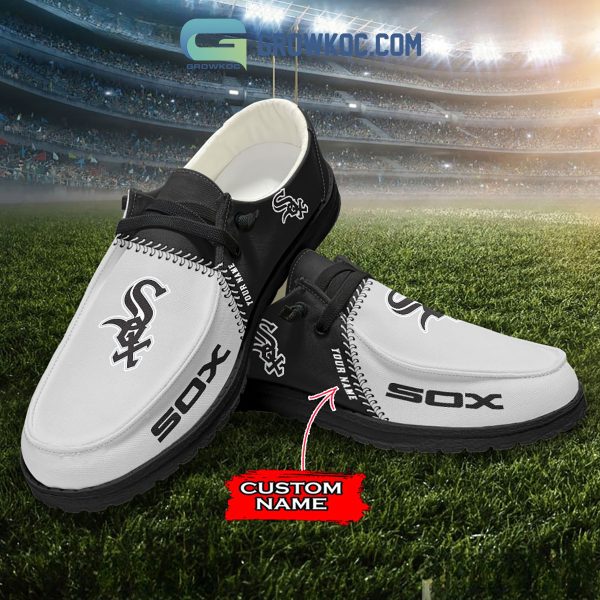Chicago White Sox MLB Personalized Hey Dude Shoes