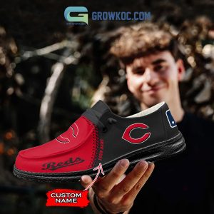 Cincinnati Reds MLB Personalized Hey Dude Shoes