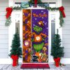 Boise State Broncos Grinch Football Welcome Christmas Personalized Decor Door Cover