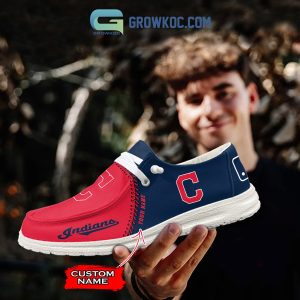 Cleveland Guardians MLB Personalized Hey Dude Shoes